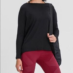 BOSSI Women’s Black Saturday Long Sleeve Top Size XS